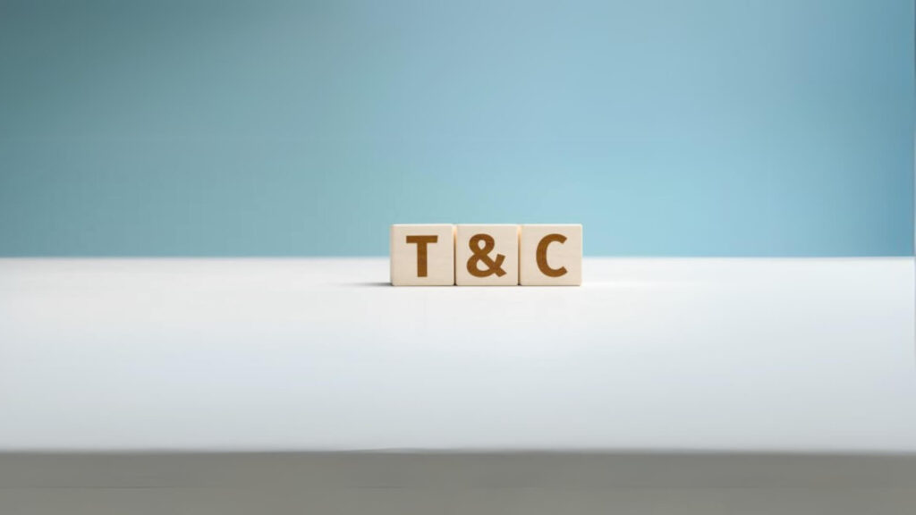 updated terms and conditions